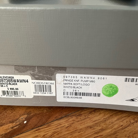 Balenciaga logo fringe knife toe pump - Picture 4 of 12